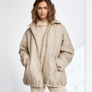 TNA Coaches Jacket in Beige, worn handful of times, size 1 / small